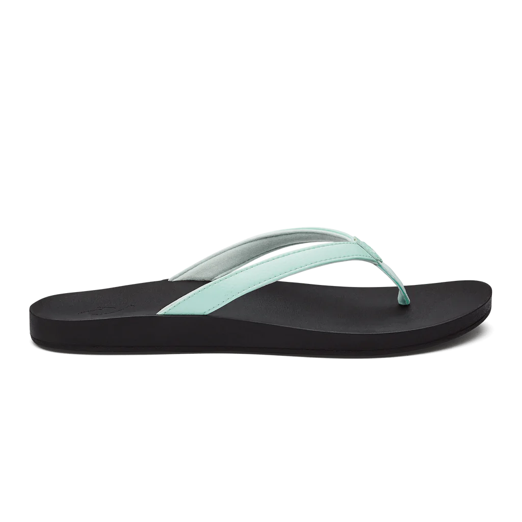 Women's Olukai Puawe Color: Sea Glass / Black