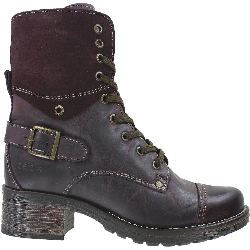 Women's Taos Crave Bordeaux Leather